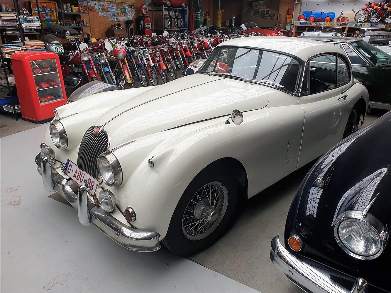 1958 Jaguar XK 150 Coupe white