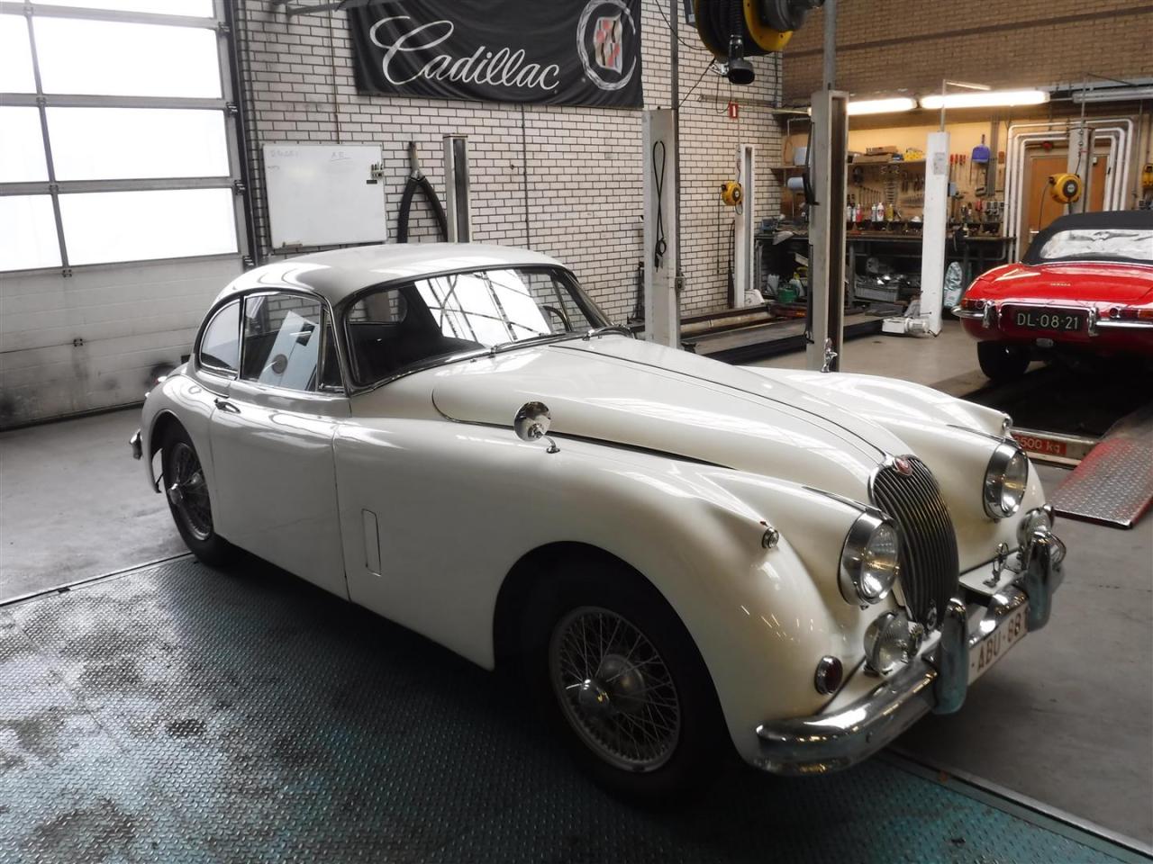 1958 Jaguar XK 150 Coupe white