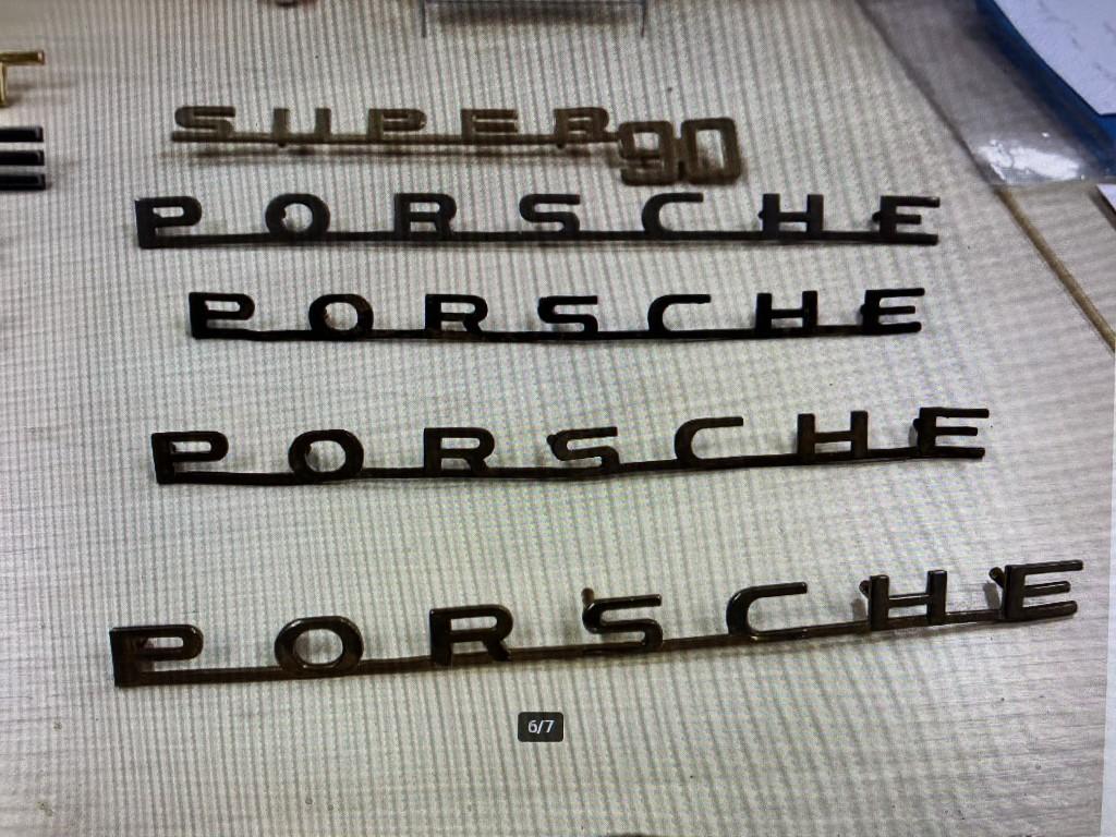 1900 Porsche parts emaille signs-Emblems