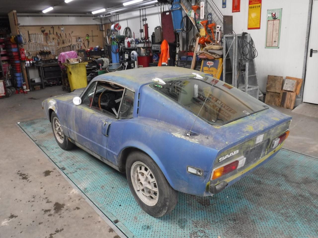 1970 Saab Sonett blue