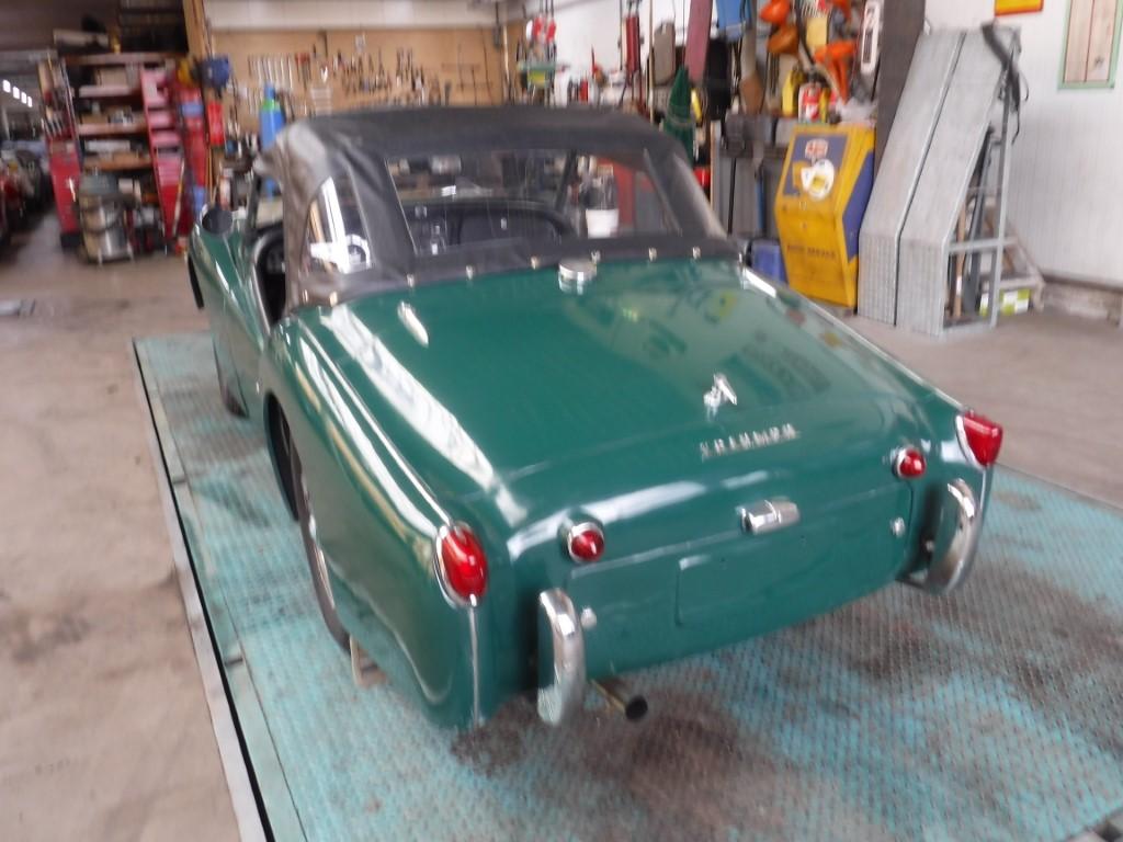 1960 Triumph TR3 small mouth green