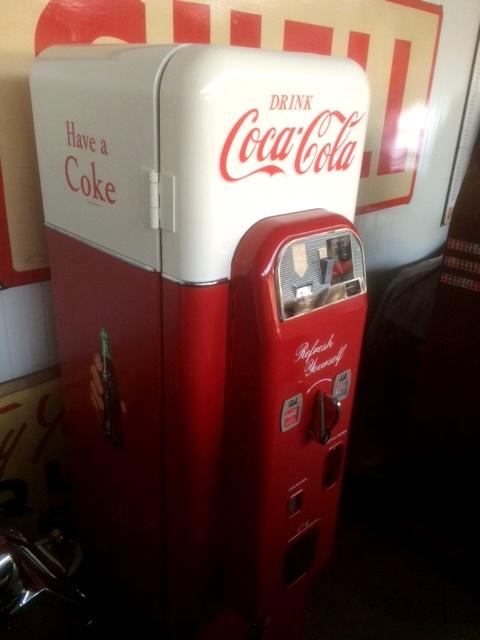 1950 Coca Cola vending machine V44 and W64