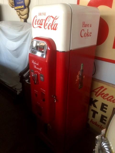 1950 Coca Cola vending machine V44 and W64