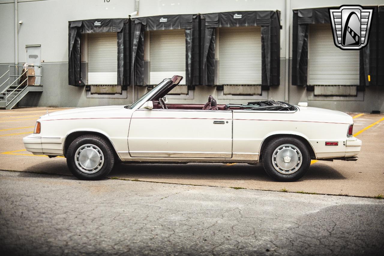 1986 Chrysler Lebaron