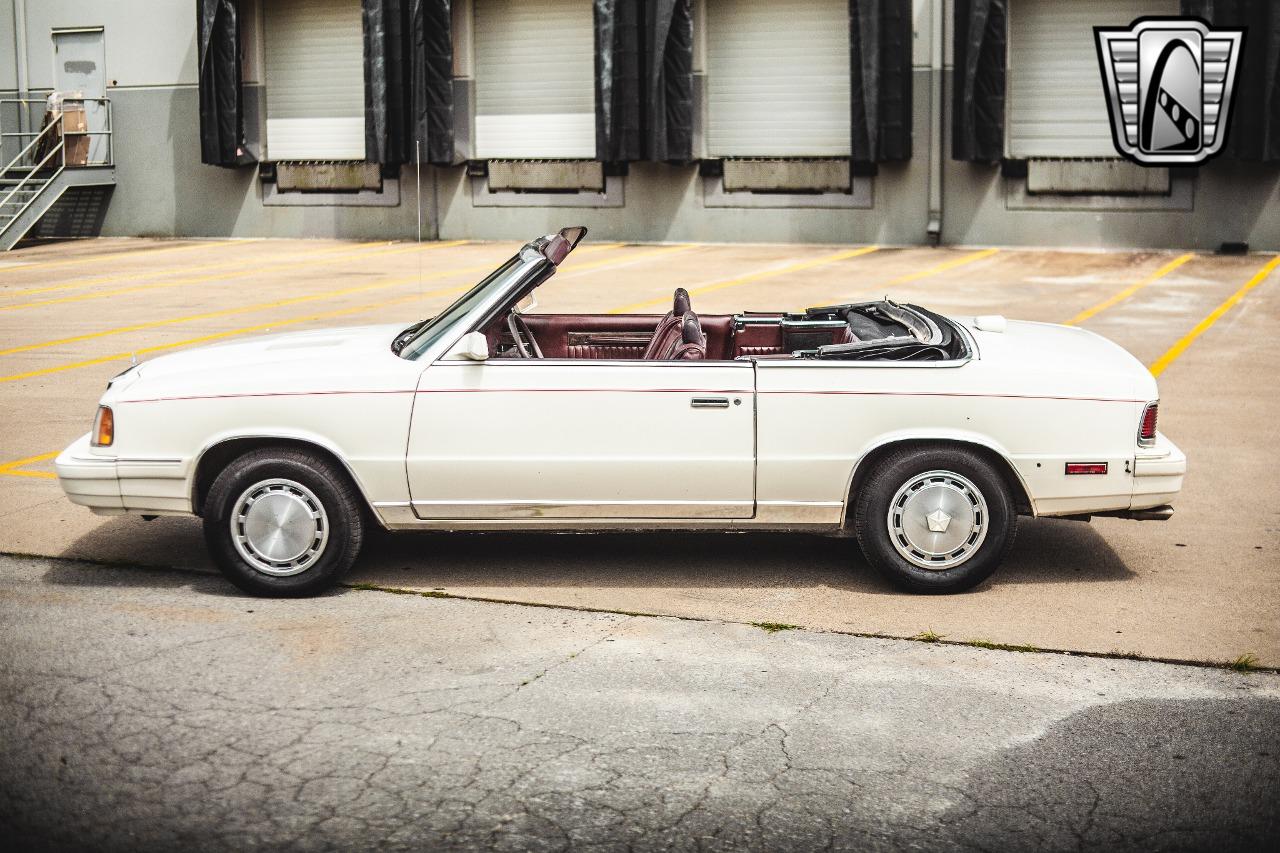 1986 Chrysler Lebaron