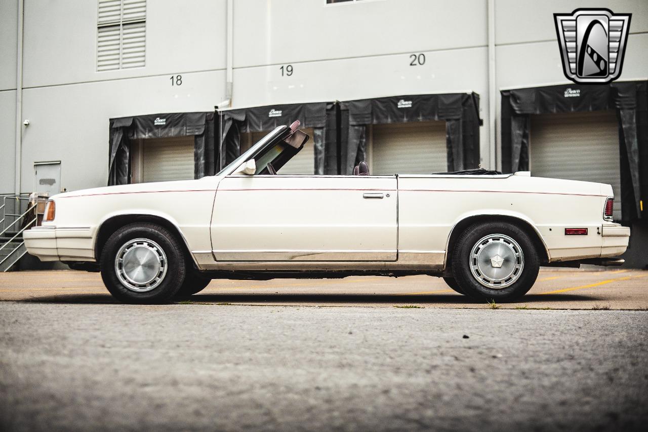 1986 Chrysler Lebaron