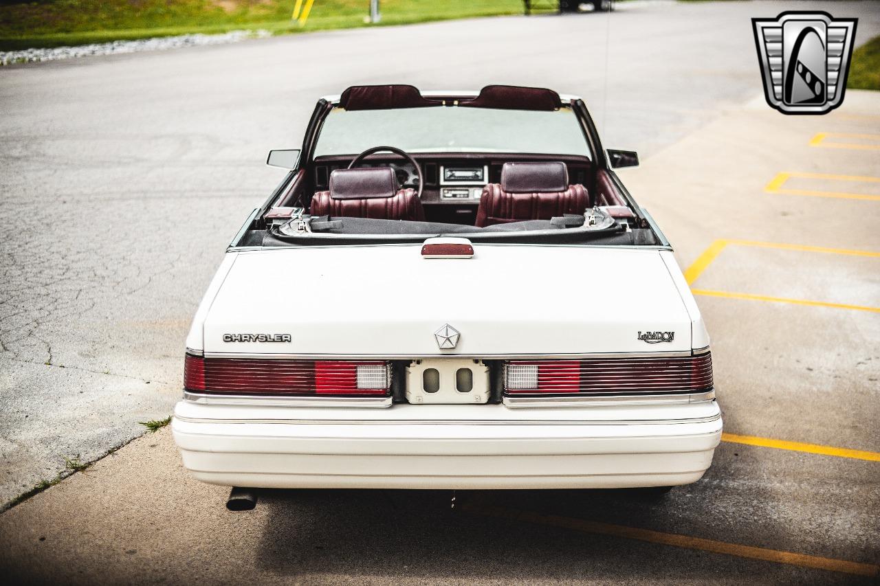 1986 Chrysler Lebaron