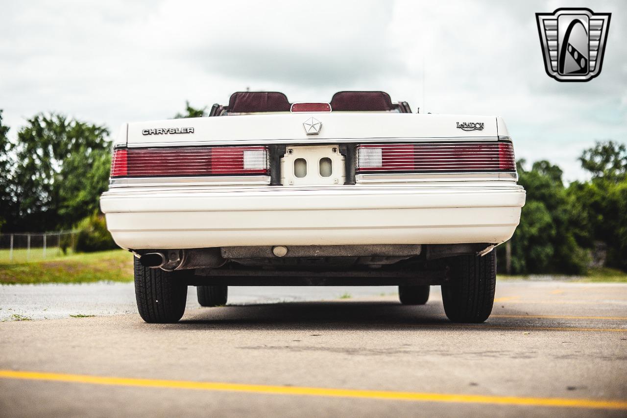 1986 Chrysler Lebaron