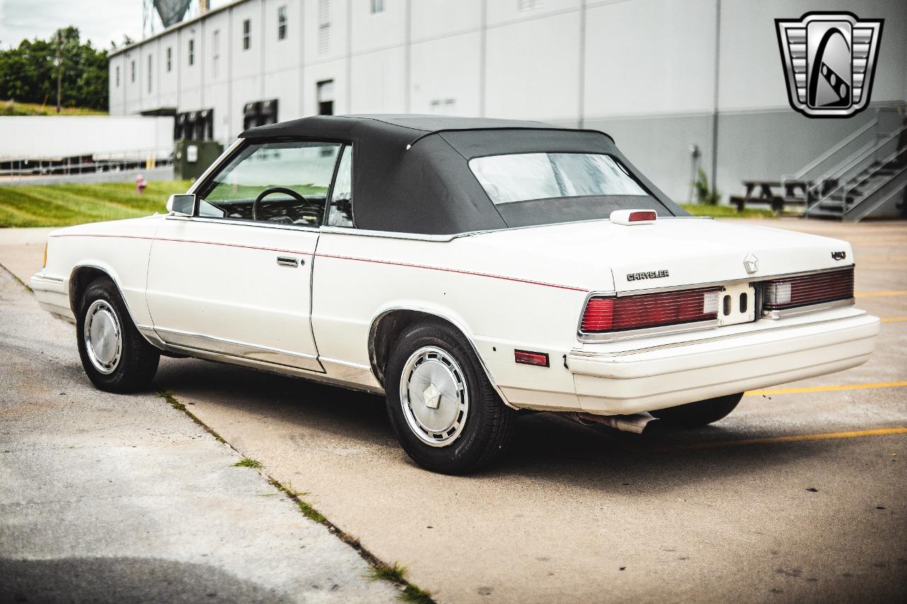 1986 Chrysler Lebaron