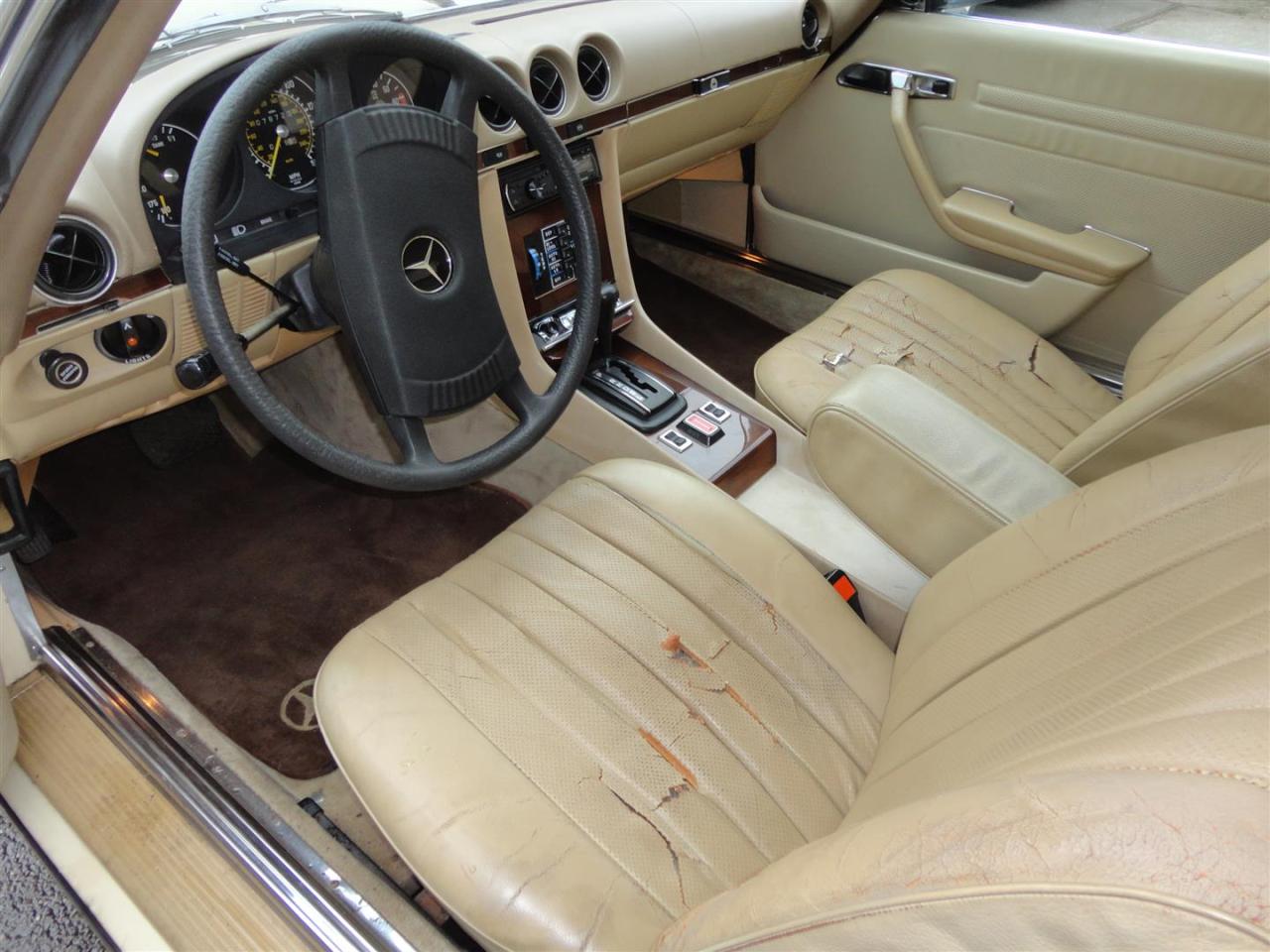 1979 Mercedes - Benz 450SL W107 1979 wit / creme