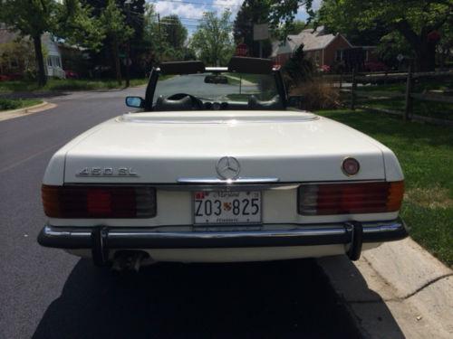 1979 Mercedes - Benz 450SL W107 1979 wit / creme