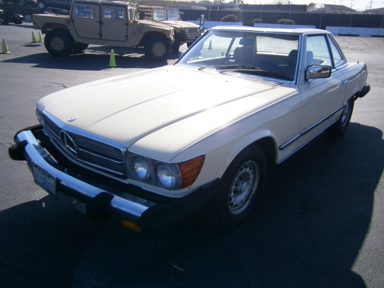 1979 Mercedes - Benz 450SL W107 1979 wit / creme