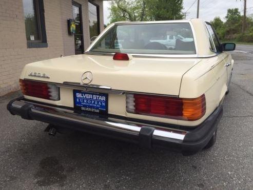 1979 Mercedes - Benz 450SL W107 1979 wit / creme