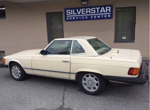 1979 Mercedes - Benz 450SL W107 1979 wit / creme