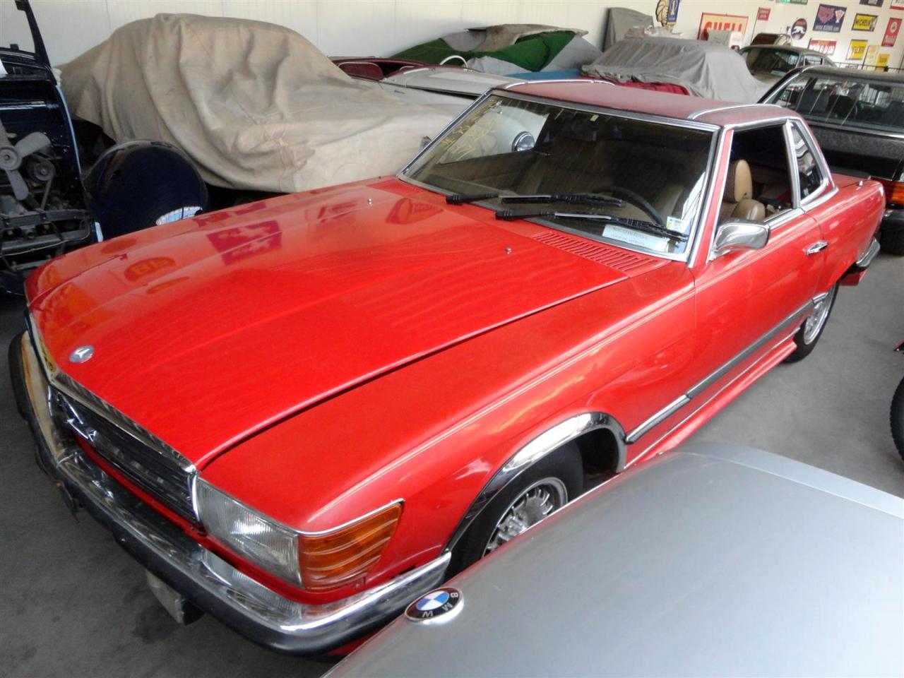 1974 Mercedes - Benz 350SL W107 &#039;&#039;74 red