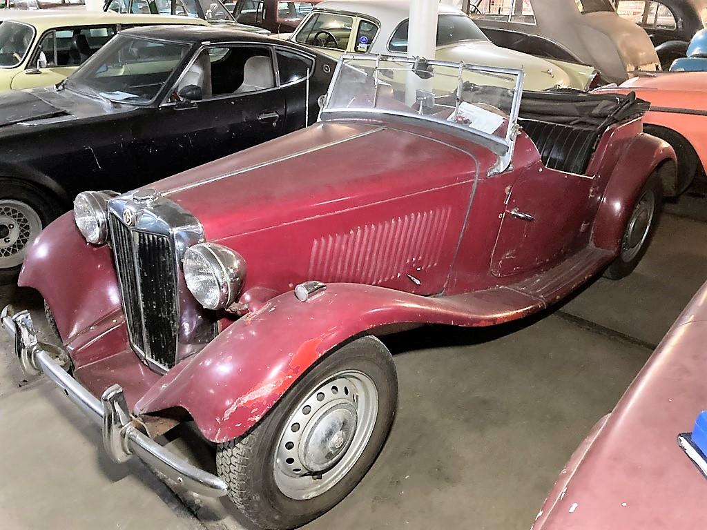 1953 MG TD rood no. 26672