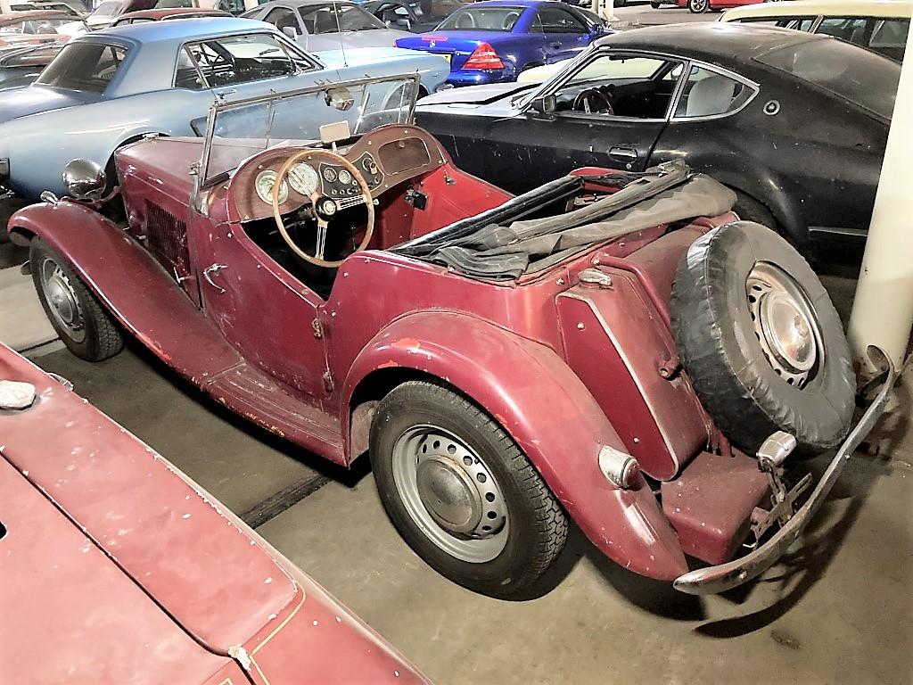 1953 MG TD rood no. 26672