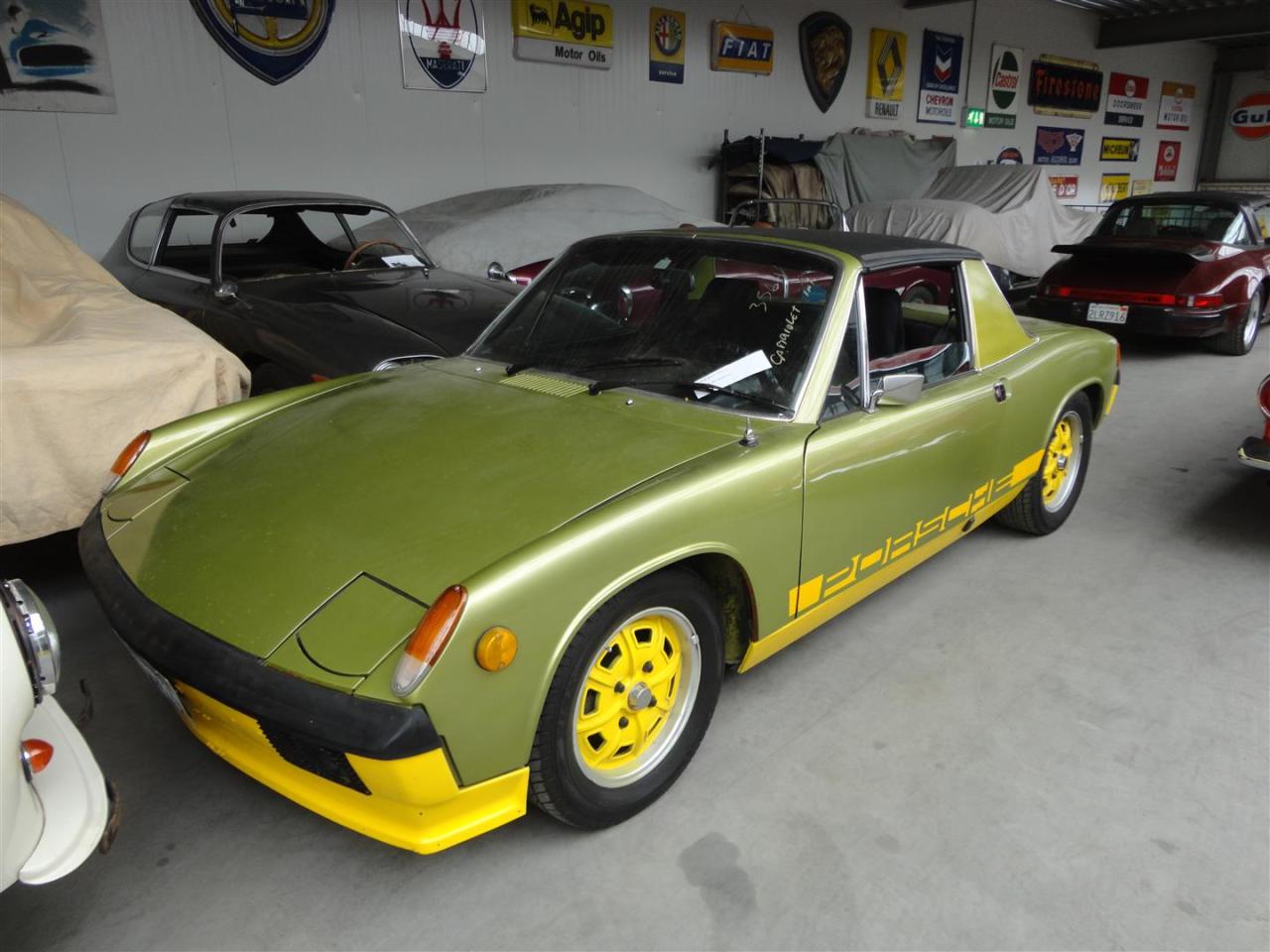 1973 Porsche 914 mosgroen