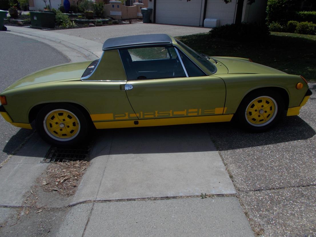 1973 Porsche 914 mosgroen