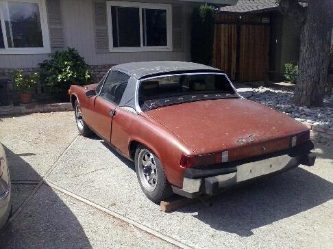 1972 Porsche 914 brown