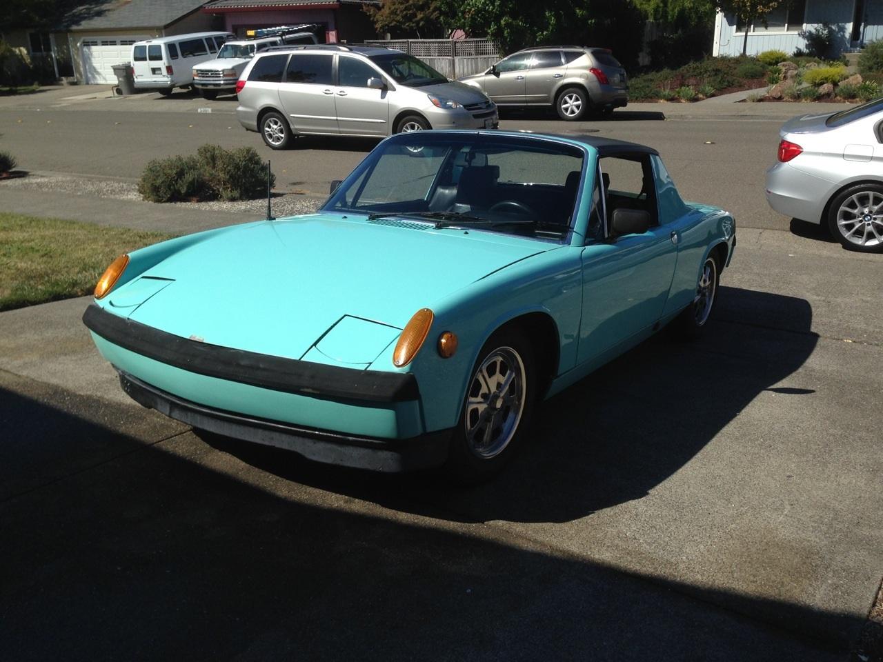 1972 Porsche 914 blue