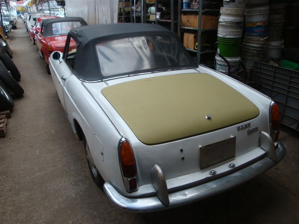 1960 Fiat 1500S spider wit 2429