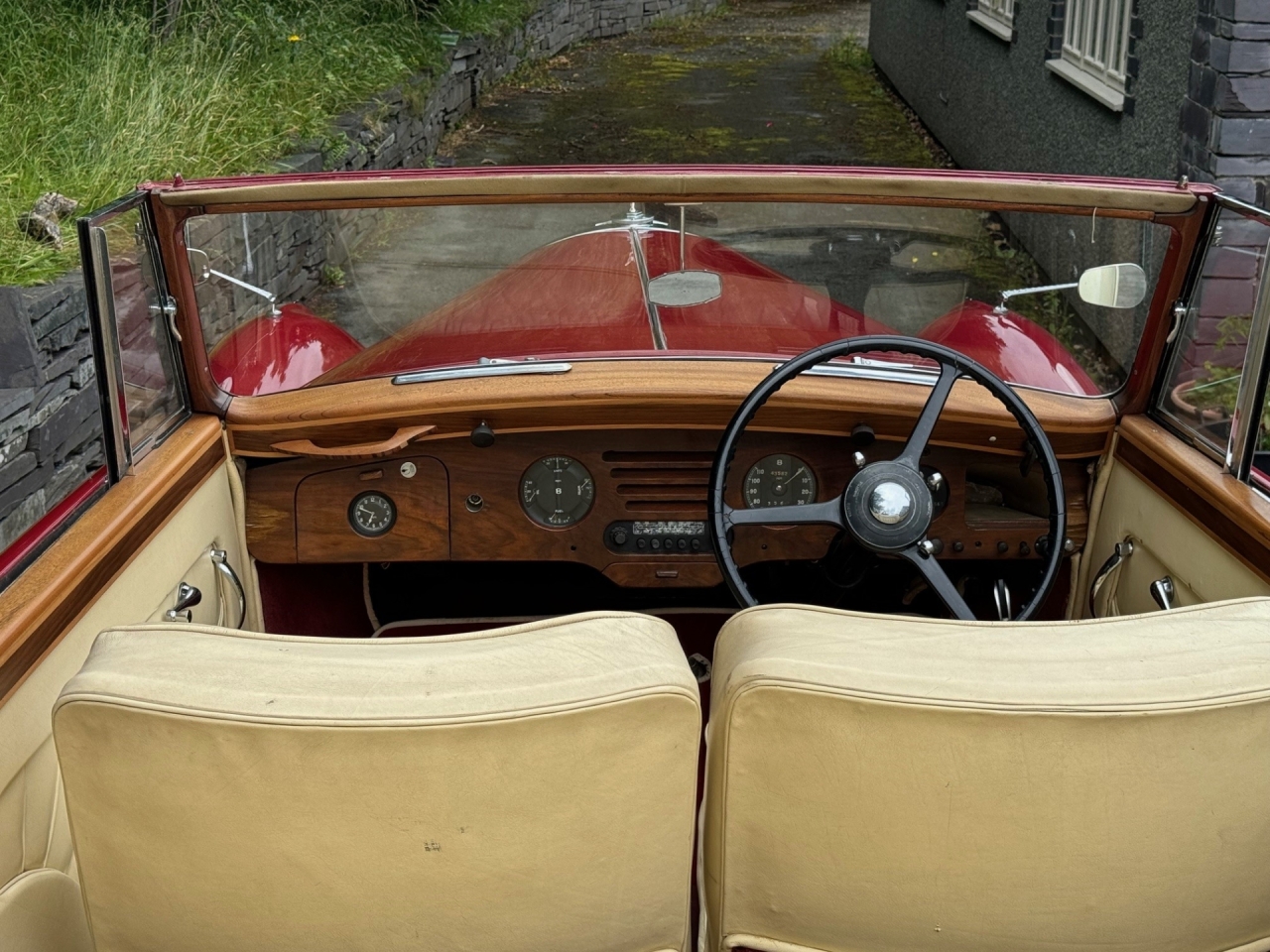 1952 Bentley MK VI “Big Bore” Park Ward Drophead Coupe. B455NY