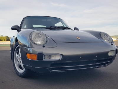 Porsche 993 Carrera Cabrio in slate grey!