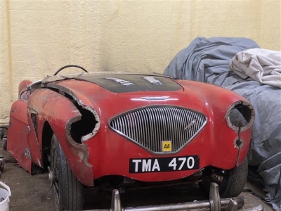 1954 Austin Healey 100 (Restoration Project by Rawles Motorsport)