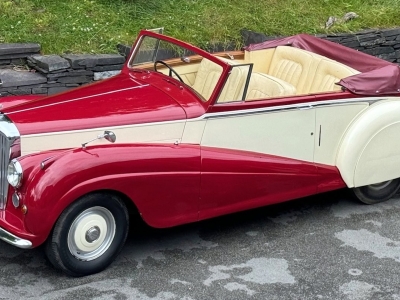 1952 Bentley MK VI “Big Bore” Park Ward Drophead Coupe. B455NY