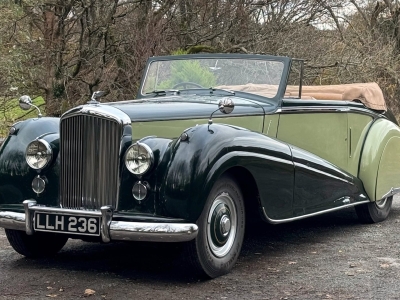 1950 Bentley MK VI Park Ward “Long Wing” Drophead Coupe B4HR