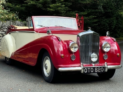 1952 Bentley MK VI “Big Bore” Park Ward Drophead Coupe. B455NY