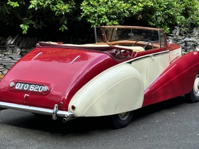 1952 Bentley MK VI “Big Bore” Park Ward Drophead Coupe. B455NY