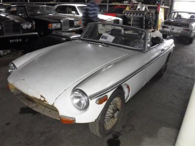 1971 MG B Cabrio wit no. 9536