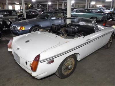 1971 MG B Cabrio wit no. 9536