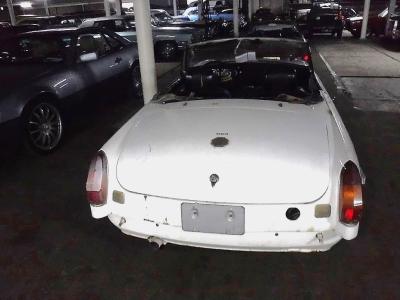 1971 MG B Cabrio wit no. 9536