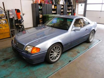 1992 Mercedes - Benz 500SL blue no. 59127