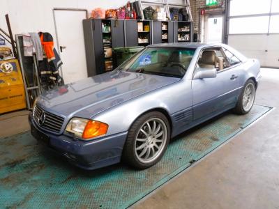 1992 Mercedes - Benz 500SL blue no. 59127