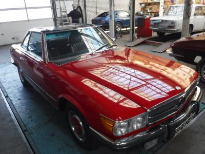 1972 Mercedes - Benz 450SL &#039;&#039;72 red