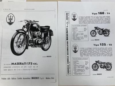 1960 Bike Brochures Brochures / Folders / Photos / Drawings