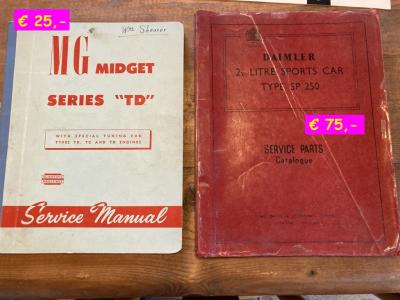 1960 CAR -Bike Manuals  Manuals