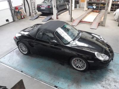 2000 Porsche Boxster 986 black