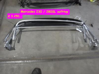 several parts Softtop frames