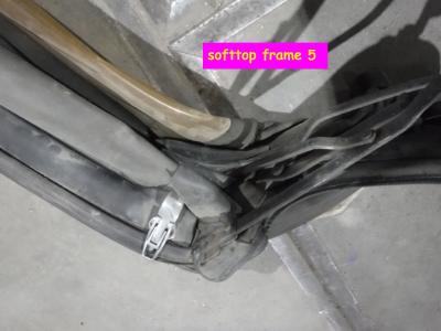 several parts Softtop frames