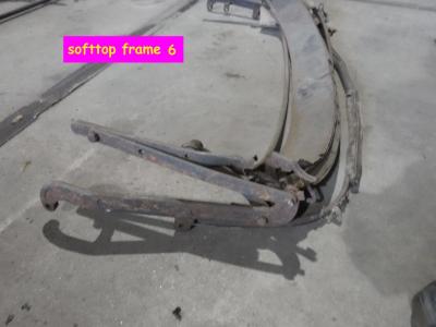 several parts Softtop frames