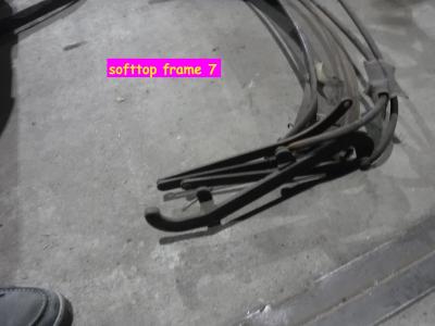 several parts Softtop frames