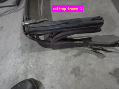 several parts Softtop frames