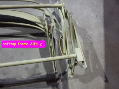 several parts Softtop frames