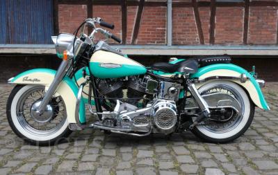 1970 Harley Davidson FLH Electra Glide Liberty sidecar