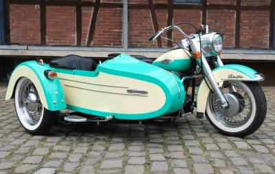 1970 Harley Davidson FLH Electra Glide Liberty sidecar